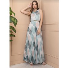 Arif Akkaya Fashion 037 Şifon Elbise