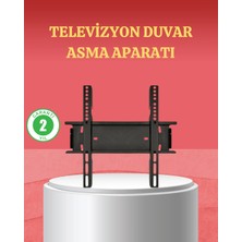 Mey Ithalat® 32-42 Inç Tv Askı Aparatı Kolay Kurulum Düz ve Kompakt Tasarım