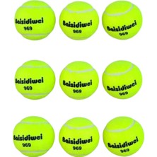 Mey Ithalat® Dayanıklı Tenis Topu 9’lu Set Yüksek Performans ve Dengeli Zıplama