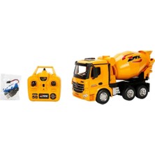 Mey Ithalat® 5084 Iş Makinesi 1 18 Beton Mikseri Ff 9ch 3 7V USB 2 4 Ghz Sesli Işı