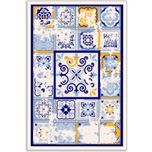 Pastel Home Saçaklı Şönil Pamuk Dekoratif Halı Kilim