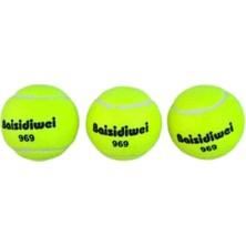 Mey Ithalat® 3’lü Tenis Topu Seti Dayanıklı Yüksek Zıplama Performans Topları