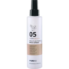 PURING 05 Hydrargan Kuru ve Yıpranmış Saçlar Için Argan Yağlı Durulanmayan Saç Bakım Sütü 200ML
