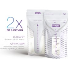 Mey Ithalat® Mochi Anne Sütü Saklama Poşeti 25 Adet 200ML