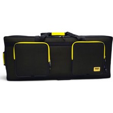 Yamaha Psr SX900, A3000, A5000 Keyboard Orglar Için Uyumlu Soft Case Taşıma Çantası Sarı Fermuar Fileli