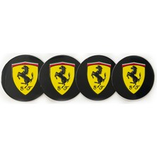 Koto Jant Logosu Jant Göbeği Arması Sticker Amblem Ferrari 4 Adet 67MM