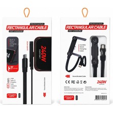 Pmr   Redmi Note 9 5g Ile Uyumlu 240W Type-C Type-C Oyun Şarj Kablosu