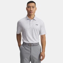 Under Armour Playoff 3.0 Printed Erkek Beyaz Polo Yaka Tişört