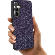 bbtech Samsung Galaxy A37 ile Uyumlu Simli Parıltılı Taşlı Kamera Lens Korumalı Darbe Emici Parlak Silikon Kılıf