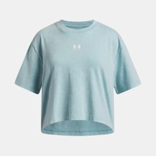 Under Armour Motion Fitted Emea Kız Çocuk Mavi Tişört