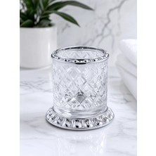 Kozak Serra Premium Cam Metal Taban Diş Fırçalık