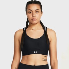 Under Armour Infinity High Zip 2.0 Kadın Siyah Sporcu Sütyeni