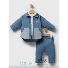 Tongs Baby Tongs Enjoy The Ride 3lü Takım 5765 Mavi
