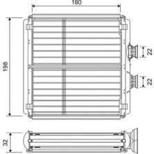Valeo Dpmix-Hb Kalorifer Radyatoru Mercedes W204 W212 C218 R231 C190 R197