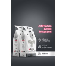 2li Avantaj Paketi Koku Hapseden, Topaklanan,tozsuz Aktif Karbonlu Bentonit Kedi Kumu 2X5KG