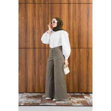 Neways 1162-DENIM Pantolon Etek Haki