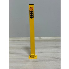 UZM PARK Metal Profil Direk Yatar Kalkar Kilitli Otopark Bariyeri 75CM
