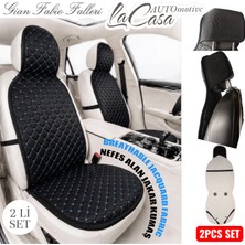 Ergonomik,ortopedik,jakar Desen Kapitoneli Lüks Gff Lacasa Automotive Oto Koltuk Kılıfı-Minderi (Ön 2li Set)