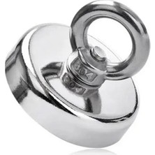DS LLC Olta Mıknatısı D25 - 25 Mm, 19 kg Güçlü Neodyum Mıknatıs, Manyetik Halka, Vidalı Ayırma