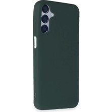 Renklime Newface Samsung Galaxy M15 Kılıf First Silikon - Koyu Yeşil