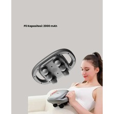 Renklime Fonksiyonlu Şarjlı Masaj Aleti 6 Başlık 2000 Mah Ergonomik Gövde Yeni Nesil