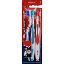 Difaş Ultra Clean 3'lü Orta Sert Diş Fırçası