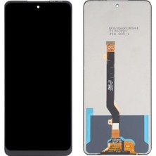 Renklime Tecno Camon 18T Uyumlu Dokunmatik Ekran (Siyah)