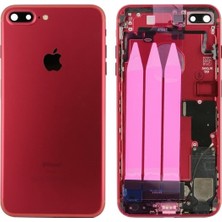 Renklime iPhone 7 Plus Full Dolu Kasa (Kırmızı)