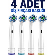 4 Adet Diş Fırçası Başlığı Kaliteli Yedek Başlık Seti Olay Tak – Çıkar Tasarım