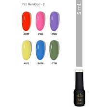 Cr-Oje 6 Adet Yaz Rengi Kalıcı Oje Seti (5 ML) (Set 2)