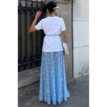 İkales Ikales Maxi Dantel Etek 4047