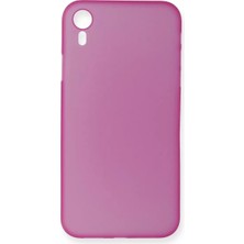Datatek Newface Apple iPhone Xr Kılıf Pp Ultra Ince Kapak - Pembe