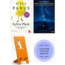 Kırmızı Kedi Yayınevi Sırça Fanus - Sylvia Plath + Kuzey Işıklarının Şarkısı + Telefon Tutucu