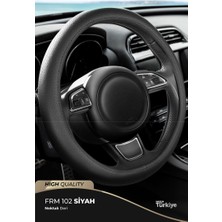 PINUKS TC15-150205 Direksiyon Kılıfı Poşetli Geçme 38CM Noktalı Siyah F102 Ithal Premium