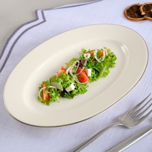 Aryıldız Hera Platin Kayık Tabak 25 cm
