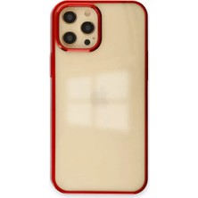 Datatek Newface Apple iPhone 12 Pro Max Kılıf Element Silikon - Kırmızı