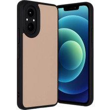 Datatek Newface Realme 12 Lite Kılıf Aras Deri Kapak - Pudra