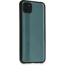Datatek Newface Realme C11 Kılıf Miami Şeffaf Silikon - Siyah