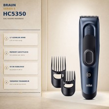 Braun Series 5 HC5350, Erkekler Için 17 Uzunluk Ayarına Sahip Saç Kesme Makinesi