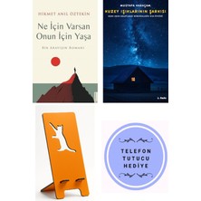 Destek Yayınları Ne Için Varsan Onun Için Yaşa - Bir Arayışın Ro... - Hikmet Anıl Öztekin + Kuzey Işıklarının Şarkısı + Telefon Tutucu