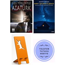 Sınır Ötesi Yayınları Gizli Yönleriyle Atatürk - Ergun Candan + Kuzey Işıklarının Şarkısı + Telefon Tutucu