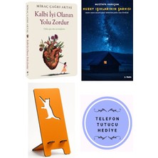 İndigo Kitap Kalbi Iyi Olanın Yolu Zordur - Miraç Çağrı Aktaş + Kuzey Işıklarının Şarkısı + Telefon Tutucu