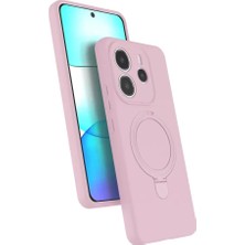 Datatek Newface Xiaomi Redmi Note 14 4g Regal Magsafe Standlı Kapak - Açık Pembe