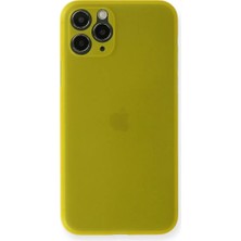 Datatek Newface Apple iPhone 11 Pro Kılıf Pp Ultra Ince Kapak - Sarı