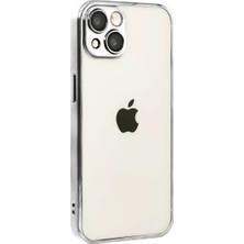 Datatek Newface Apple iPhone 15 Razer Lensli Silikon - Titan Gri