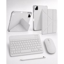 Five-E Xiaomi Mi Pad 7 / Pad 7 Pro Smart Combo Türkçe Klavyeli Tablet Origami Kılıf Seti -Mouse Kalem Dahil