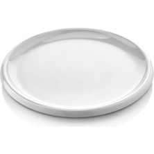 GuvenliPazar 6 Adet Melamin Tatlı Servis Tabağı Makinede Yıkanabilir Dayanıklı Sunum Tabağı Mimoza 17 cm