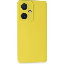 Renklime Newface Vivo Y27 Kılıf Nano Içi Kadife Silikon - Sarı