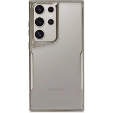 Renklime Newface Samsung Galaxy S24 Ultra Kılıf Boyi Silikon Kapak - Titan Gri