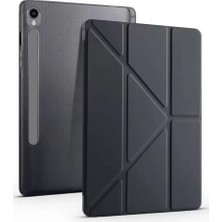 Renklime Newface Samsung Galaxy Tab S10 Fe Plus 13.1 Kalemlikli Mars Tablet Kılıfı - Siyah
